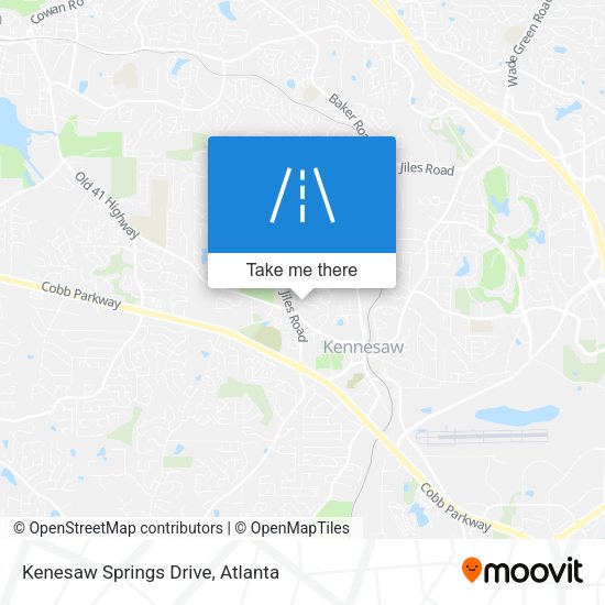 Mapa de Kenesaw Springs Drive