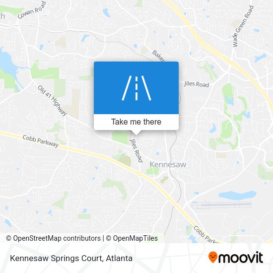 Kennesaw Springs Court map