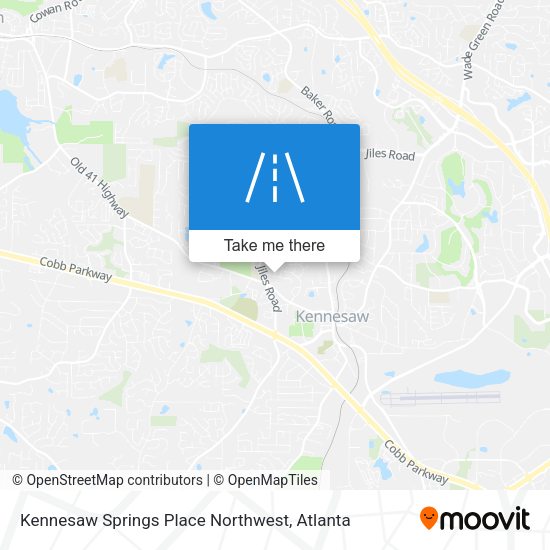 Kennesaw Springs Place Northwest map