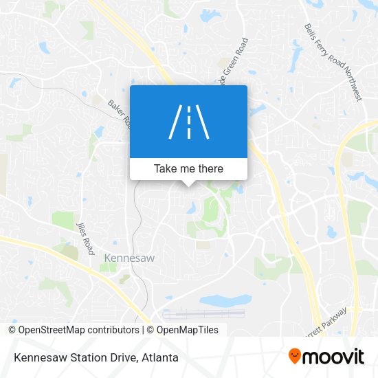 Mapa de Kennesaw Station Drive