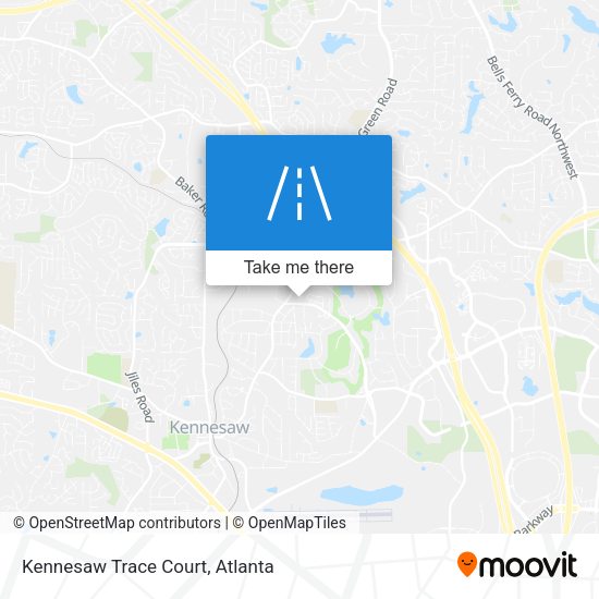 Kennesaw Trace Court map