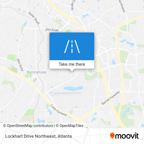 Lockhart Drive Northwest map