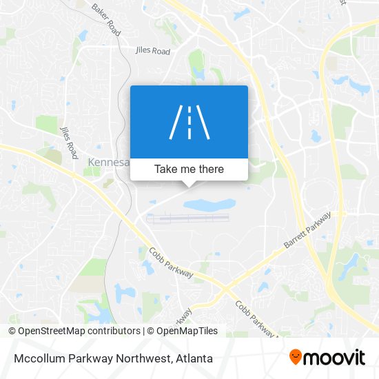 Mccollum Parkway Northwest map