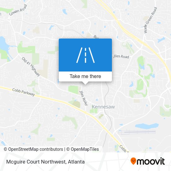 Mapa de Mcguire Court Northwest