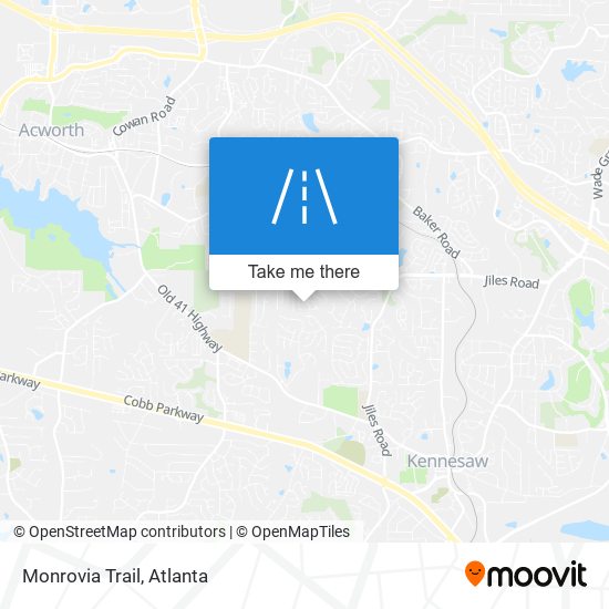 Mapa de Monrovia Trail