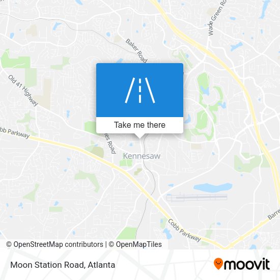 Mapa de Moon Station Road