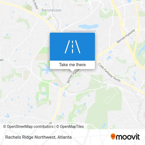Mapa de Rachels Ridge Northwest