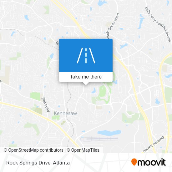 Rock Springs Drive map