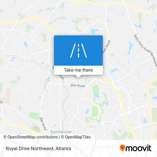 Royal Drive Northwest map