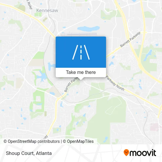 Shoup Court map