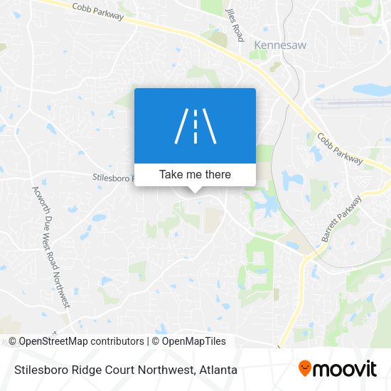 Mapa de Stilesboro Ridge Court Northwest