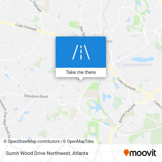 Sumit Wood Drive Northwest map
