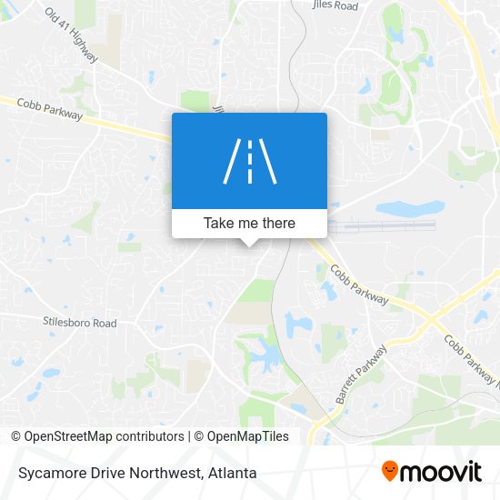 Mapa de Sycamore Drive Northwest