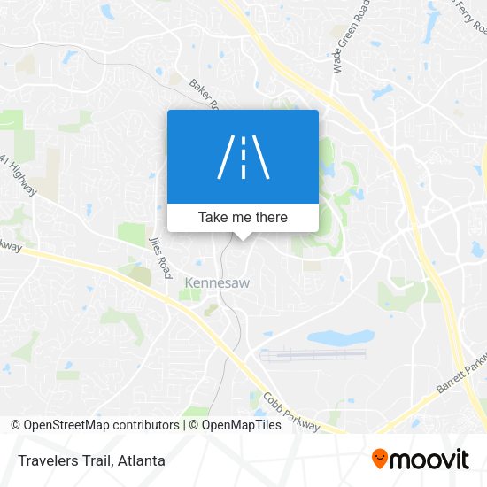Mapa de Travelers Trail