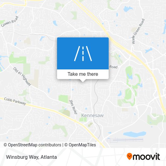 Mapa de Winsburg Way