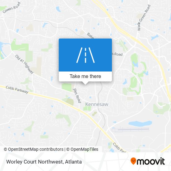 Mapa de Worley Court Northwest