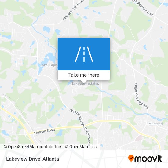 Lakeview Drive map