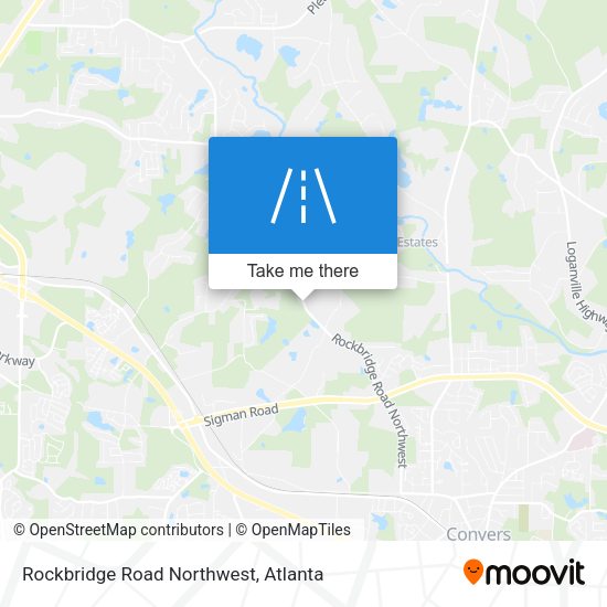 Mapa de Rockbridge Road Northwest
