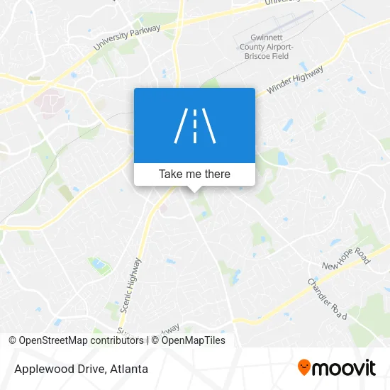 Applewood Drive map