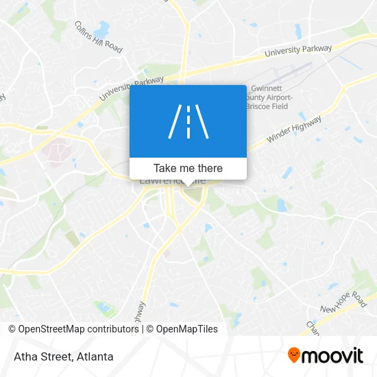 Atha Street map