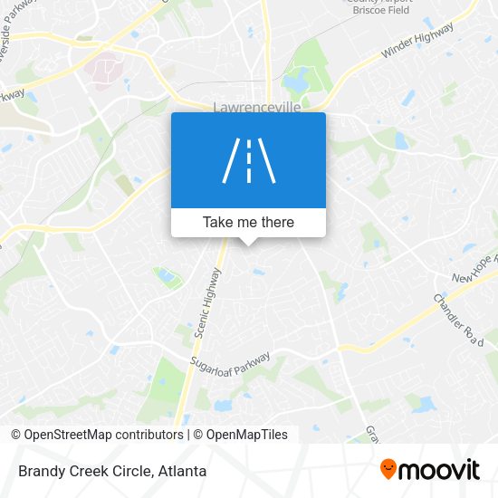 Brandy Creek Circle map