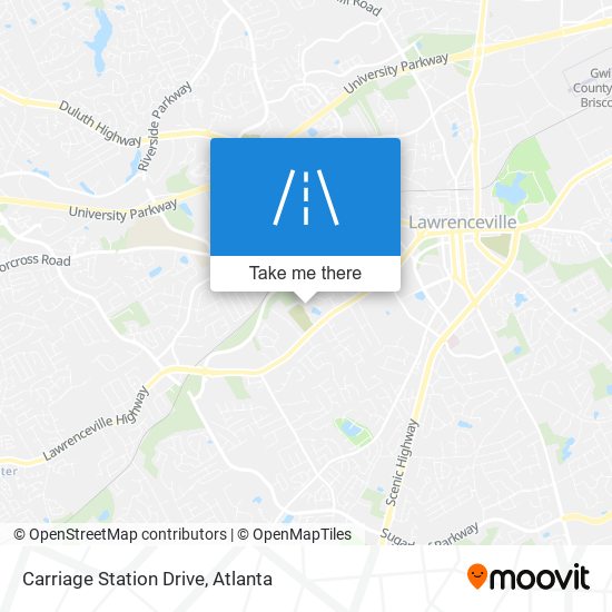 Carriage Station Drive map