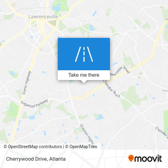 Cherrywood Drive map