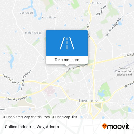 Collins Industrial Way map