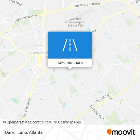 Darrel Lane map