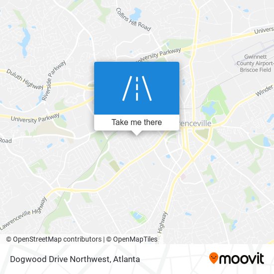 Mapa de Dogwood Drive Northwest