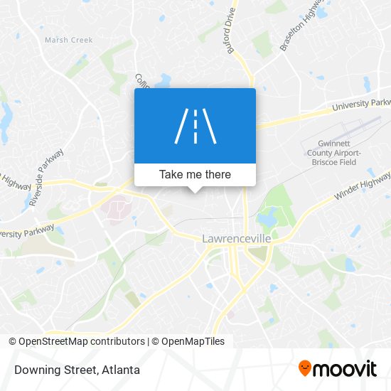 Mapa de Downing Street