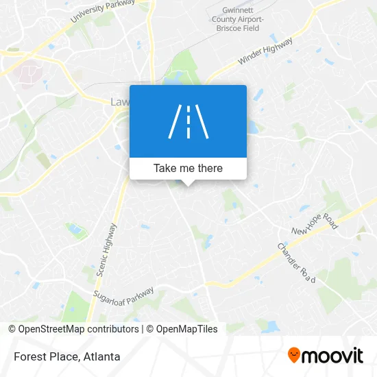 Forest Place map