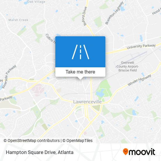 Mapa de Hampton Square Drive