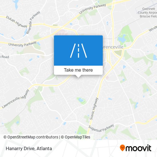 Hanarry Drive map