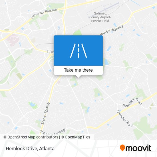 Hemlock Drive map