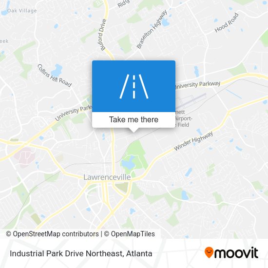 Industrial Park Drive Northeast map