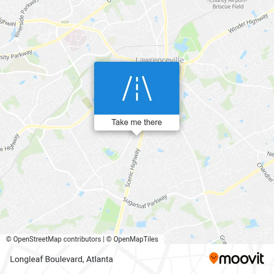 Longleaf Boulevard map
