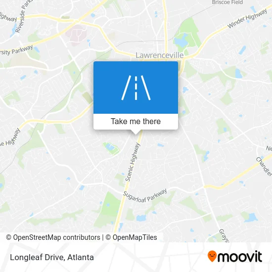 Longleaf Drive map