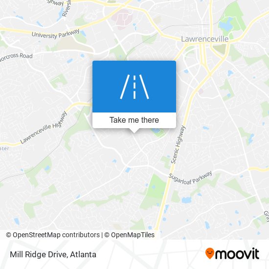 Mapa de Mill Ridge Drive