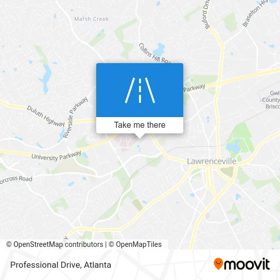 Professional Drive map