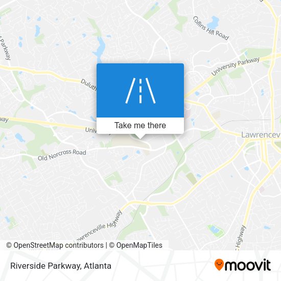 Mapa de Riverside Parkway