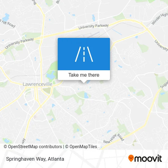 Springhaven Way map