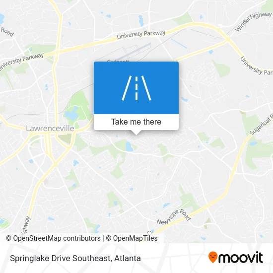 Springlake Drive Southeast map