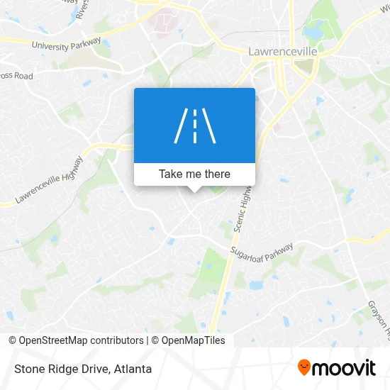 Stone Ridge Drive map