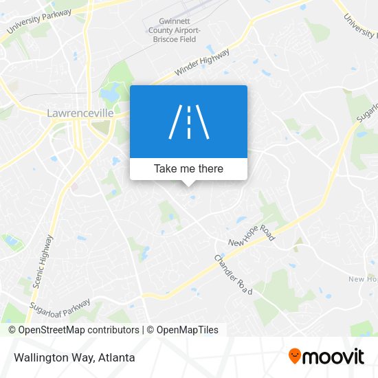 Mapa de Wallington Way