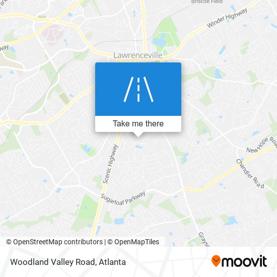 Mapa de Woodland Valley Road