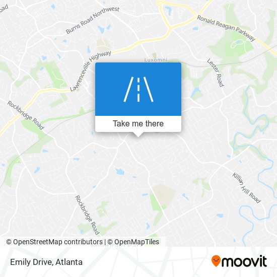 Emily Drive map