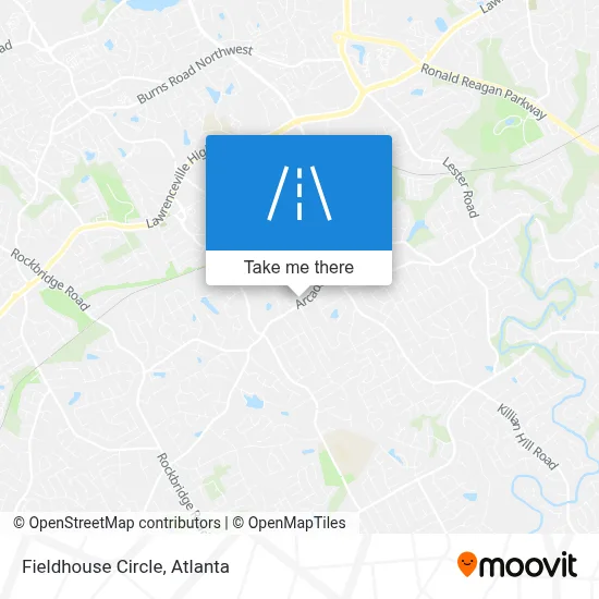 Fieldhouse Circle map