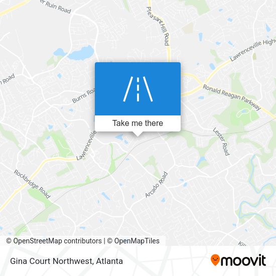Mapa de Gina Court Northwest