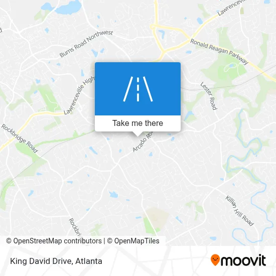 King David Drive map